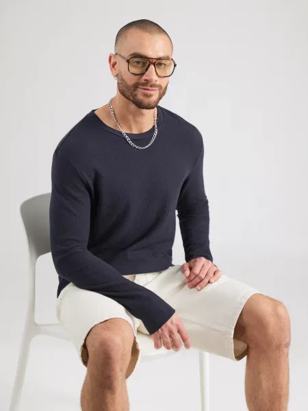 JOOP! Jeans Tričko Phineus tmavomodrá
