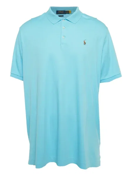 Hímzett retro pólóing Polo Ralph Lauren kék