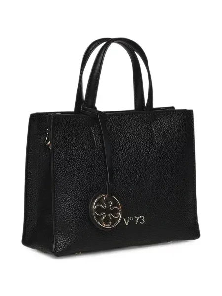 Geantă shopper V°73 cu autograf negru