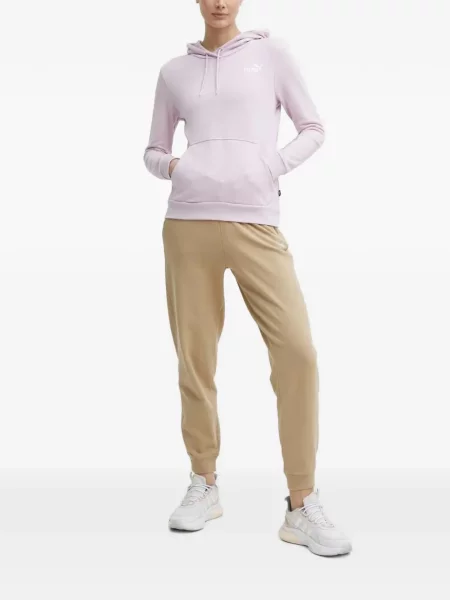 Hanorac cu glugă Puma cu imagine violet