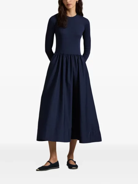 Șosete Polo Ralph Lauren cu 5 buzunare cu broderie tricotate albastru