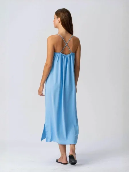 TEESHOPPEN Rochie Alecia albastru