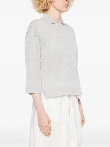 Cardigan Peserico tricotate gri