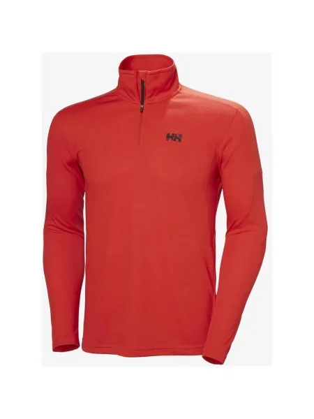 Koszulka Helly Hansen HP Half-Zip Długi Rękaw Jasny S czerwony