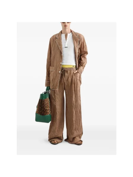 Spodnie Dolce And Gabbana brązowe