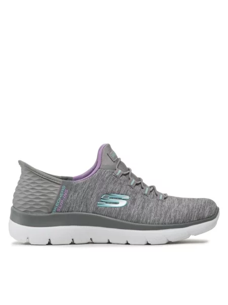 Sneakersy Skechers szare