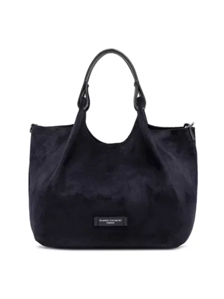 Torebka crossbody Gianni Chiarini skórzana niebieska