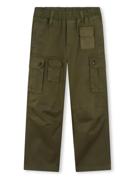 Spodnie cargo dziecięce Marc Jacobs zielone