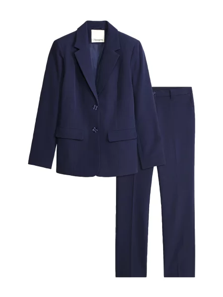 Bonprix Costum cu pantaloni închis albastru
