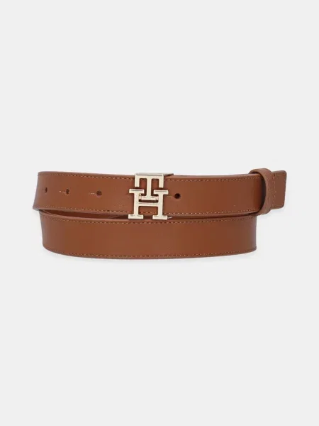 Tommy Hilfiger pásek dámský kožený hnědý