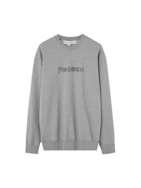 Bluza Jw Anderson z logo szara