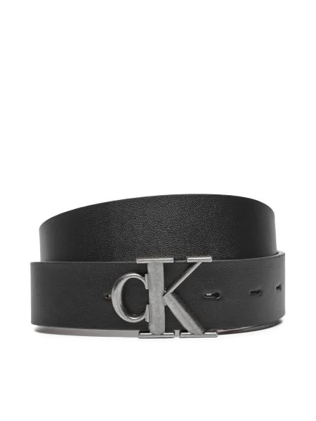 Bőr farmerek Calvin Klein fekete