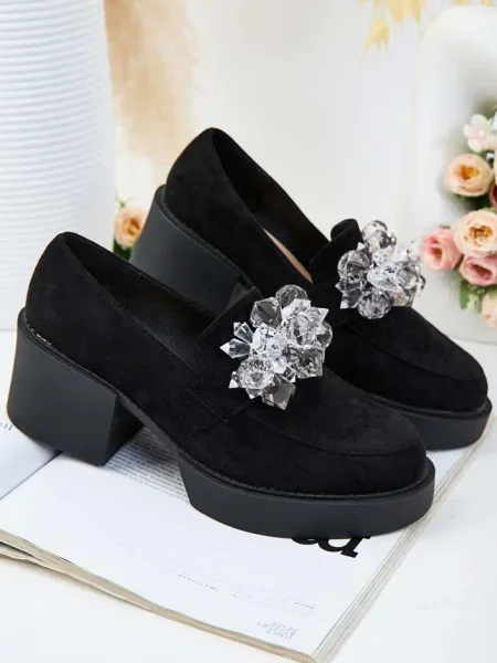 Mocasini Resti negru