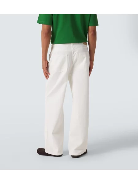 Blugi cu picior larg Loewe alb