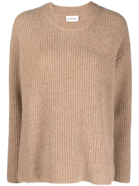 Hanorac P.a.r.o.s.h. din cașmir maro