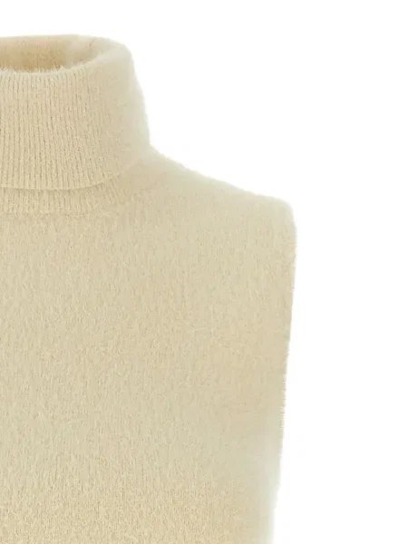 Rochie midi Elisabetta Franchi până la genunchi de costum alb