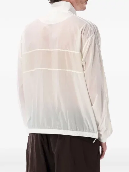 Pantaloni scurți Adidas alergare cu broderie alb