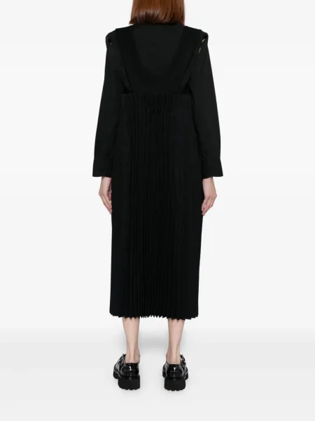 Rochie Comme Des Garçons plisată de costum negru