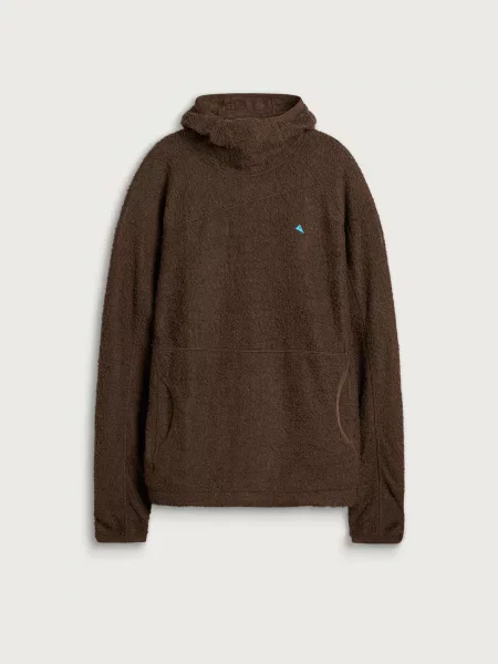 Bluza z kapturem Klättermusen brązowa