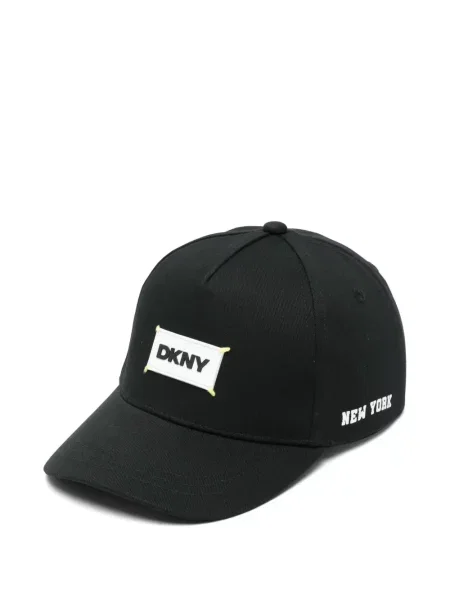 Czapka z daszkiem dziecięca Dkny czarna
