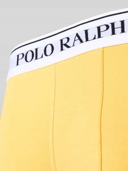 Obcisłe bokserki z mieszanka bawełny model CLSSIC PACK' Polo Ralph Lauren Underwear żółte