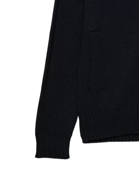 Cardigan Zanone de lână albastru