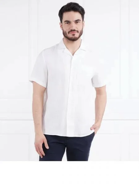 HUGO De in cămașă Ellino 01 | Straight fit alb
