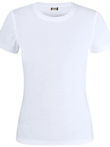 Clique Neon-T koszulka z dopasowana – white biała