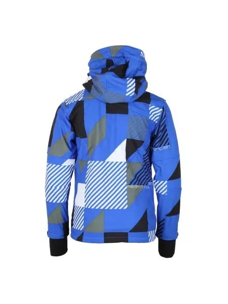 Kurtka softshell z nadrukiem Peak Mountain Cover szara