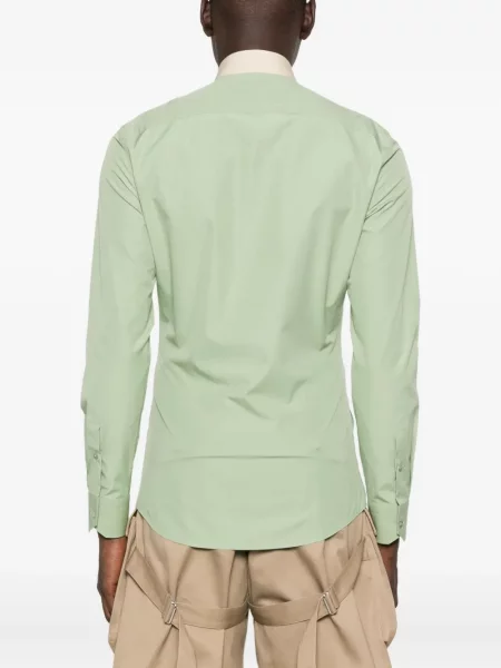Cămașă Fendi din poplin verde