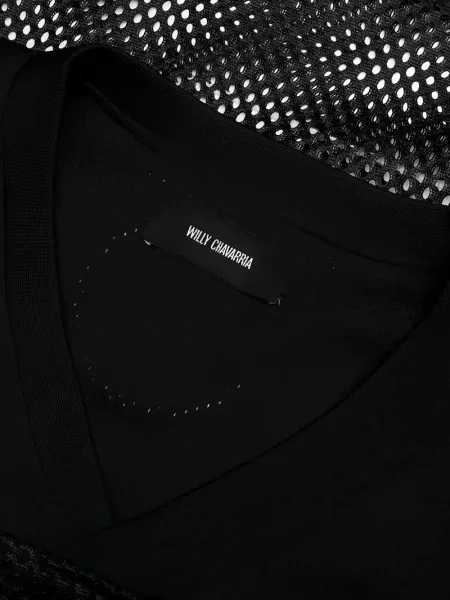 Риза Willy Chavarria от джърси черно