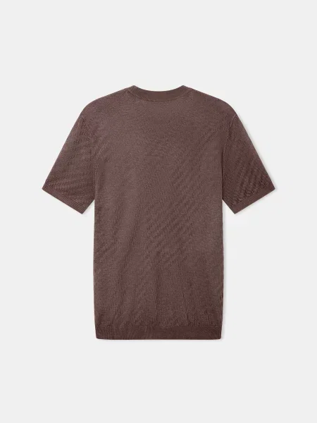 Джемпер Emporio Armani акрил/вовна коричневий
