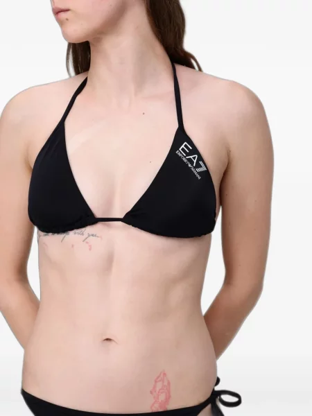 Bikini Ea7 Emporio Armani cu imagine negru