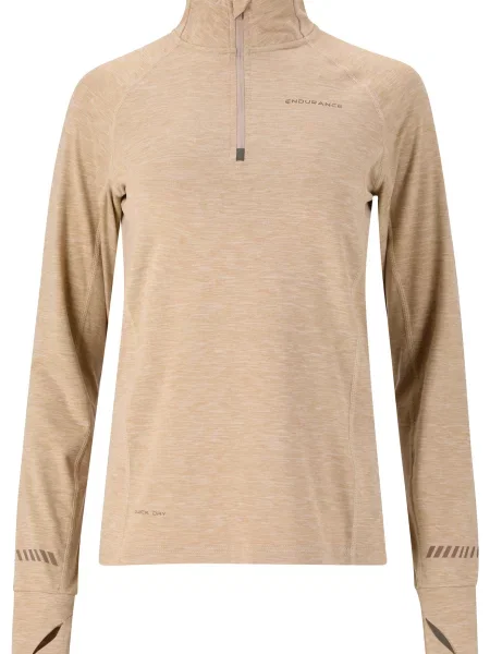 Tricou sport Endurance melange bej