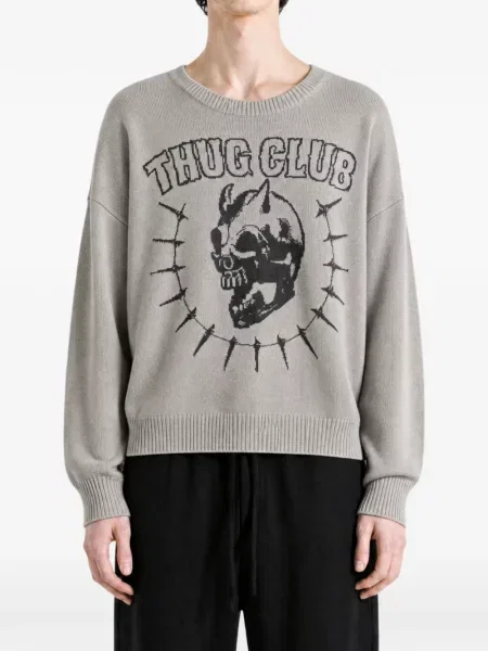 Pulover Thug Club cu autograf