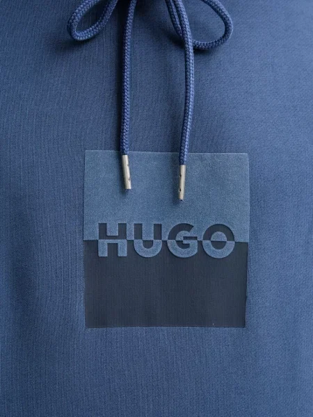 Свитер Hugo с капюшоном с принтом