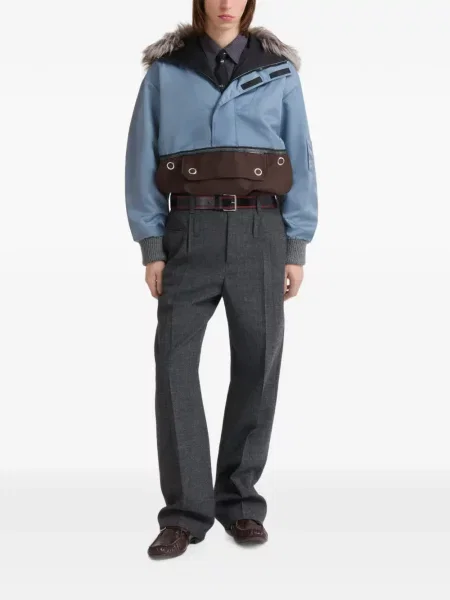 Pantaloni Marni de lână gri