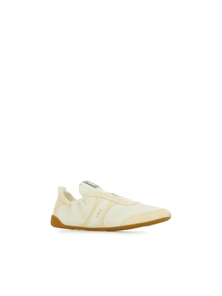 Sneakersy Chloe skórzane beżowe