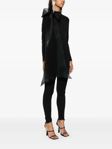 Salopetă Atu Body Couture drapată negru