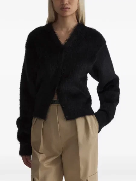 Cardigan Mugler tricotate negru