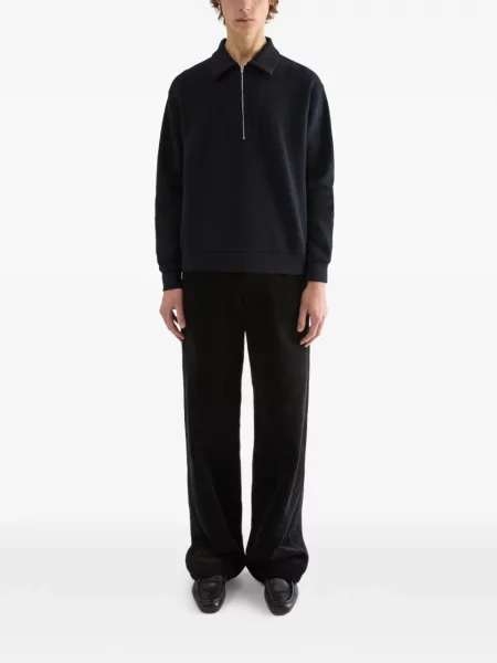 Με κολάρο polo Jil Sander με κέντημα μπλε