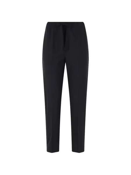 Pantaloni Semicouture cu cordon albastru