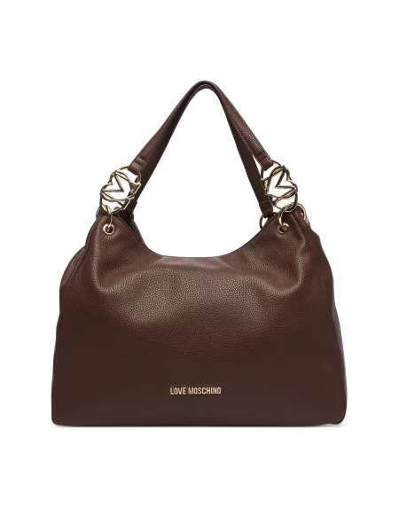 Love Moschino geantă shopper pentru femei cu imitație de piele maro