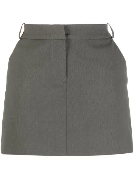 Mała mały spódnica mini 0711 wełniana zielona