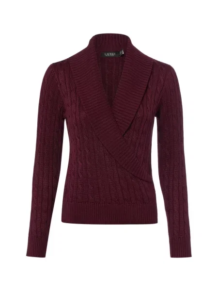 Lauren Ralph Lauren bluza z dzianiny Kobiety S czerwony