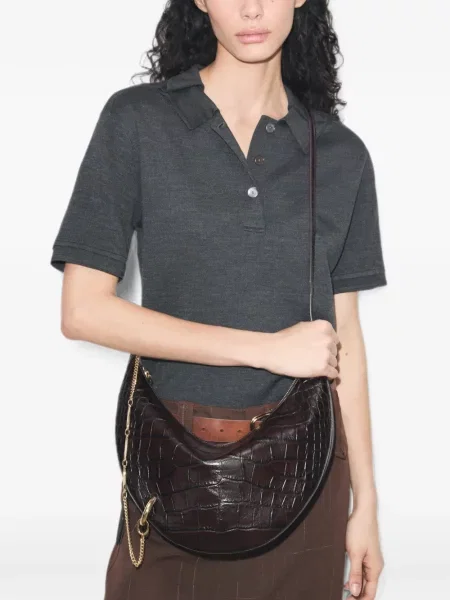 Geanta crossbody Tory Burch maro