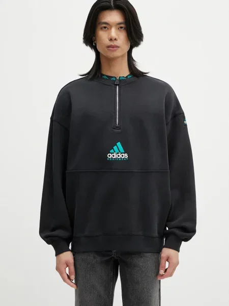 Mikina adidas Originals Eqt Fleece Hz s aplikací černá