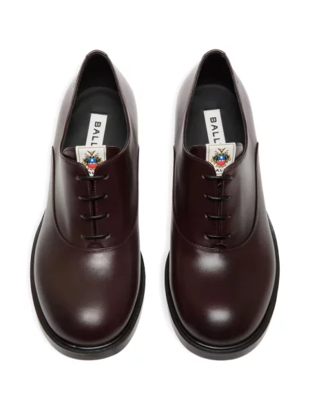 Oxford Bally din țesătură twill maro
