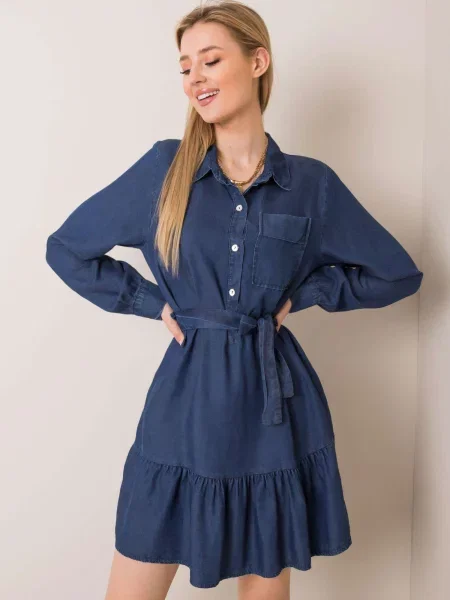 Rochie Fashionhunters de costum albastru