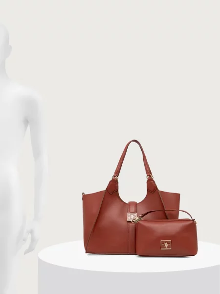 Кожаная сумка шоппер U.s. Polo Assn.